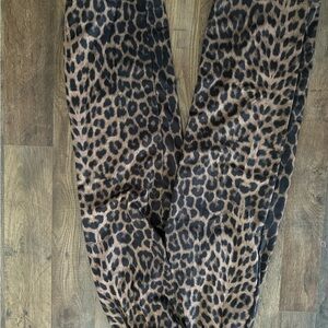 SHEIN Animal Print Trousers